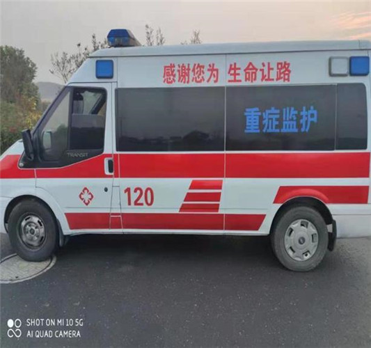 响水镇救护车出租服务案例3